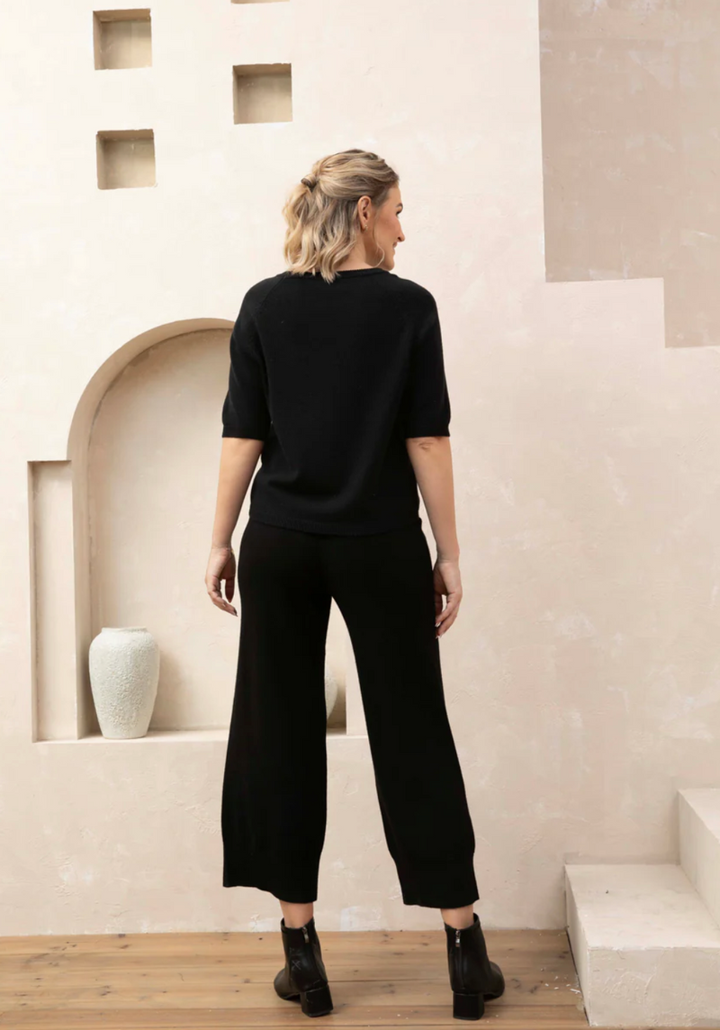 ORANGE KNIT PULL ON PANT