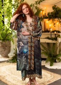 MARKET OF STARS KIMONO OPERA ROBE WITH BELT