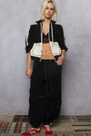 POL  WIDE LEG GAUZE JOGGER