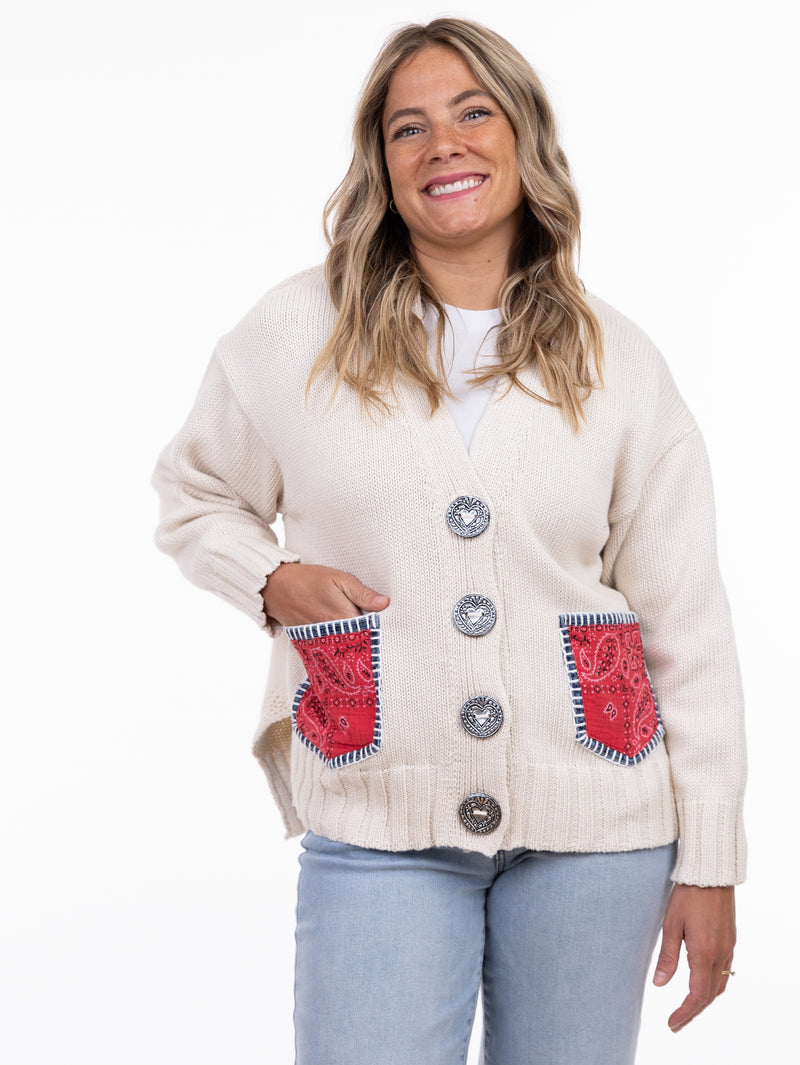 SHANNON PASSERO GROOVE FLOWER CARDIGAN
