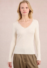 MOLLY WIDE V SWEATER