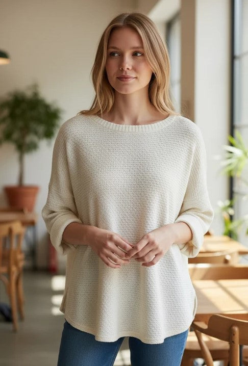 CATH PULLOVER TXTRD