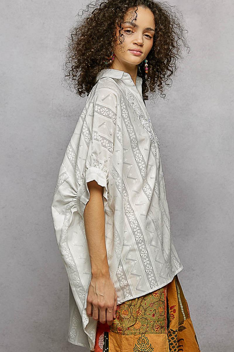 POL TUNIC LACE/SEQUIN
