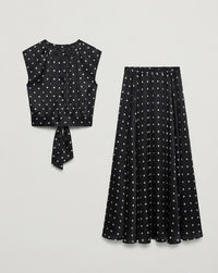 2PC SET TOP & SKIRT