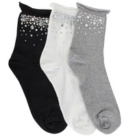 CRYSTAL HIGH ANKLE SOCKS