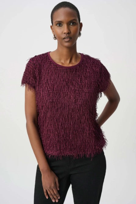 RIBKOFF TOP NOVELTY FRINGE