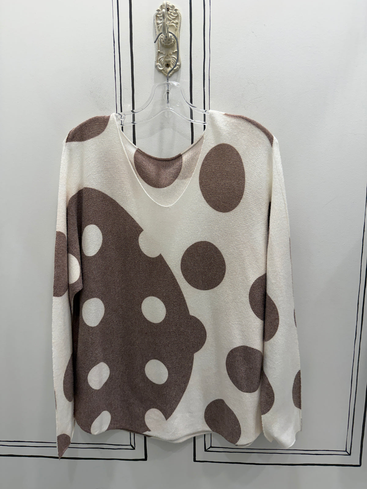 ONE SIZE SWEATER LONG SLEEVE U NECK