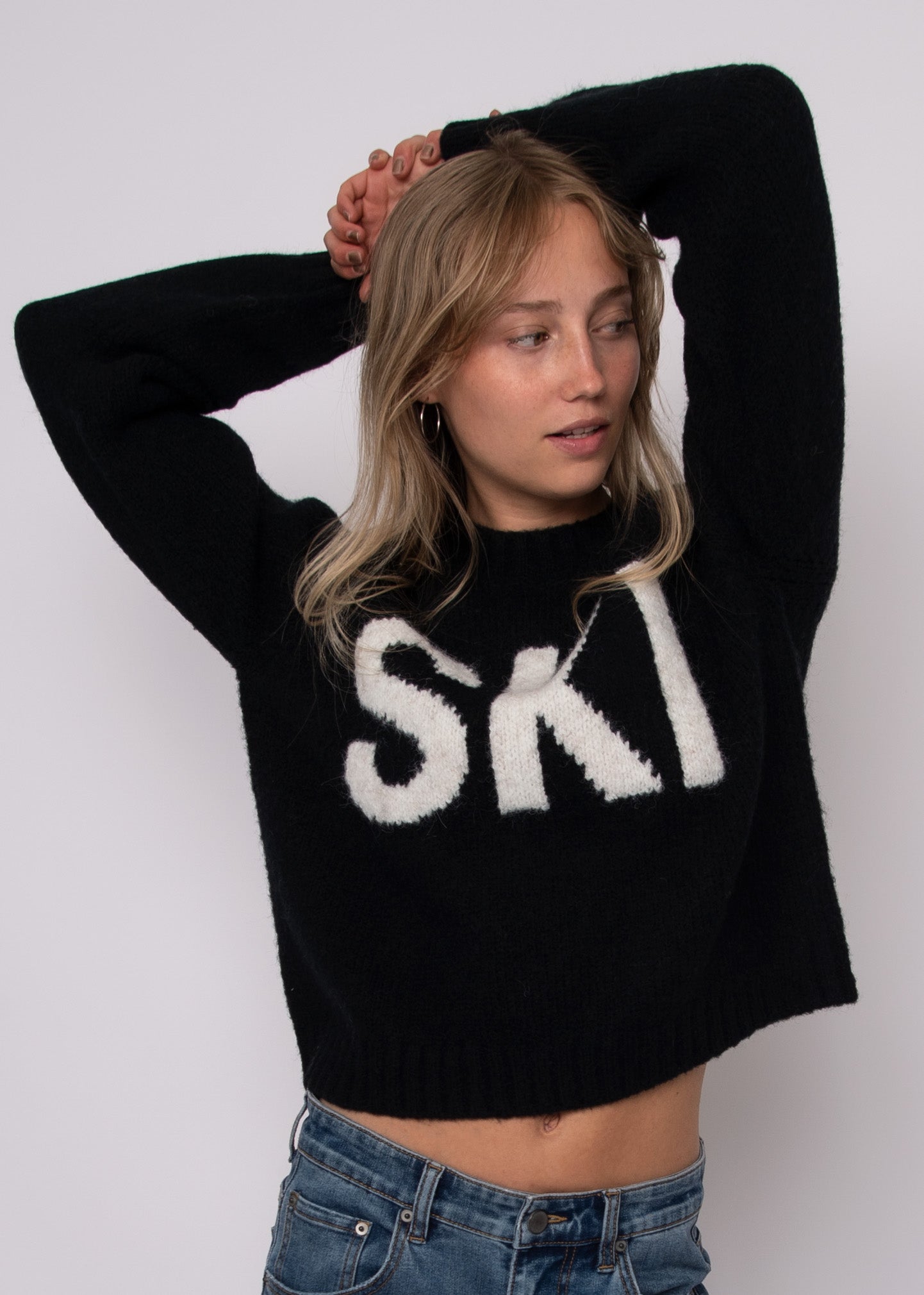 RD CREW NECK LONG SLEEVE SKI SWEATER