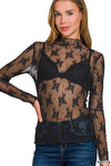 ZEN L/S LACE TOP