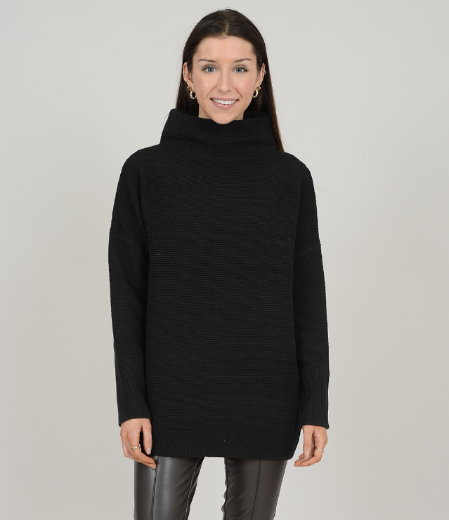 RD RIBBED MOCKNECK SWEATER