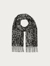 FRAAS SCARF LEOPARD GREY