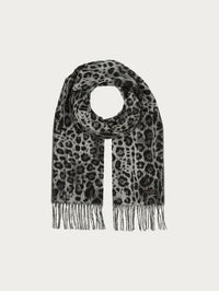 FRAAS SCARF LEOPARD GREY