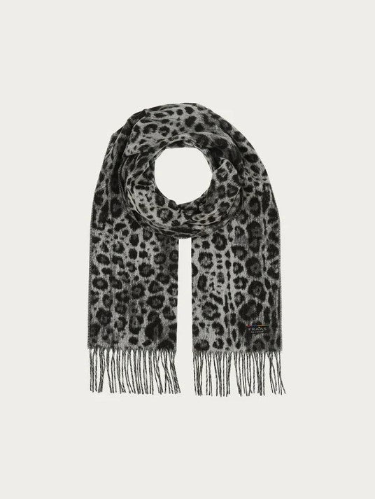FRAAS SCARF LEOPARD GREY