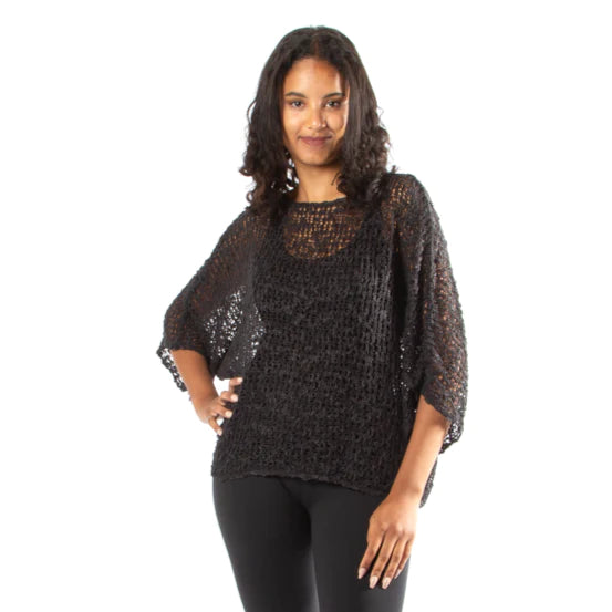SUZIE B POPCORN KNIT TOP