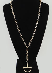 POLISHED LINK CHAIN DROP NECKLACE
