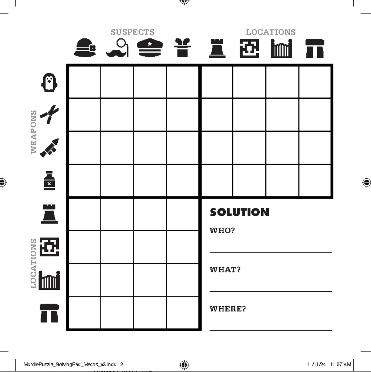 MURDLE PUZZLES 500 PIECE
