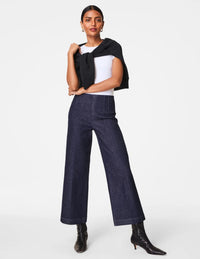 SPANX ZERO WAIST BAND WIDE LEG JEAN