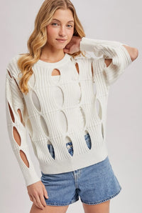 SWEATER OPEN KNIT