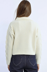 MOLLY SWEATER TRUCKR CLLR CROP