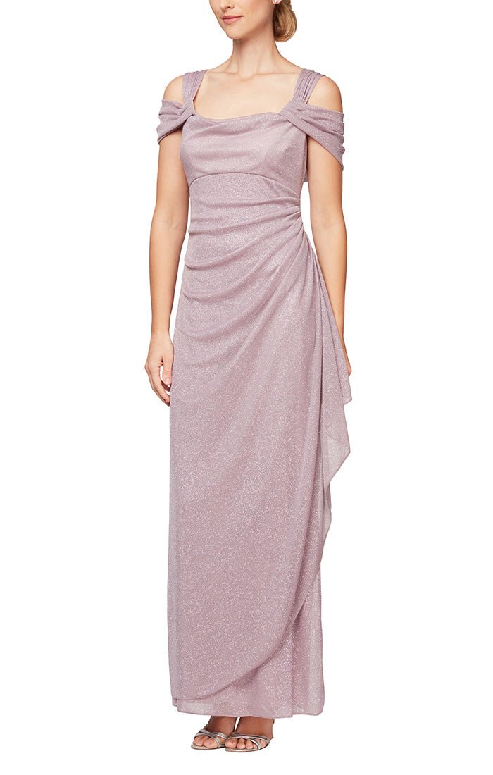 ALEX GOWN RUCHED SPARKLE