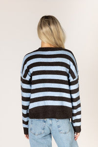 LYLA SWEATER STRIPE ROUND NECK