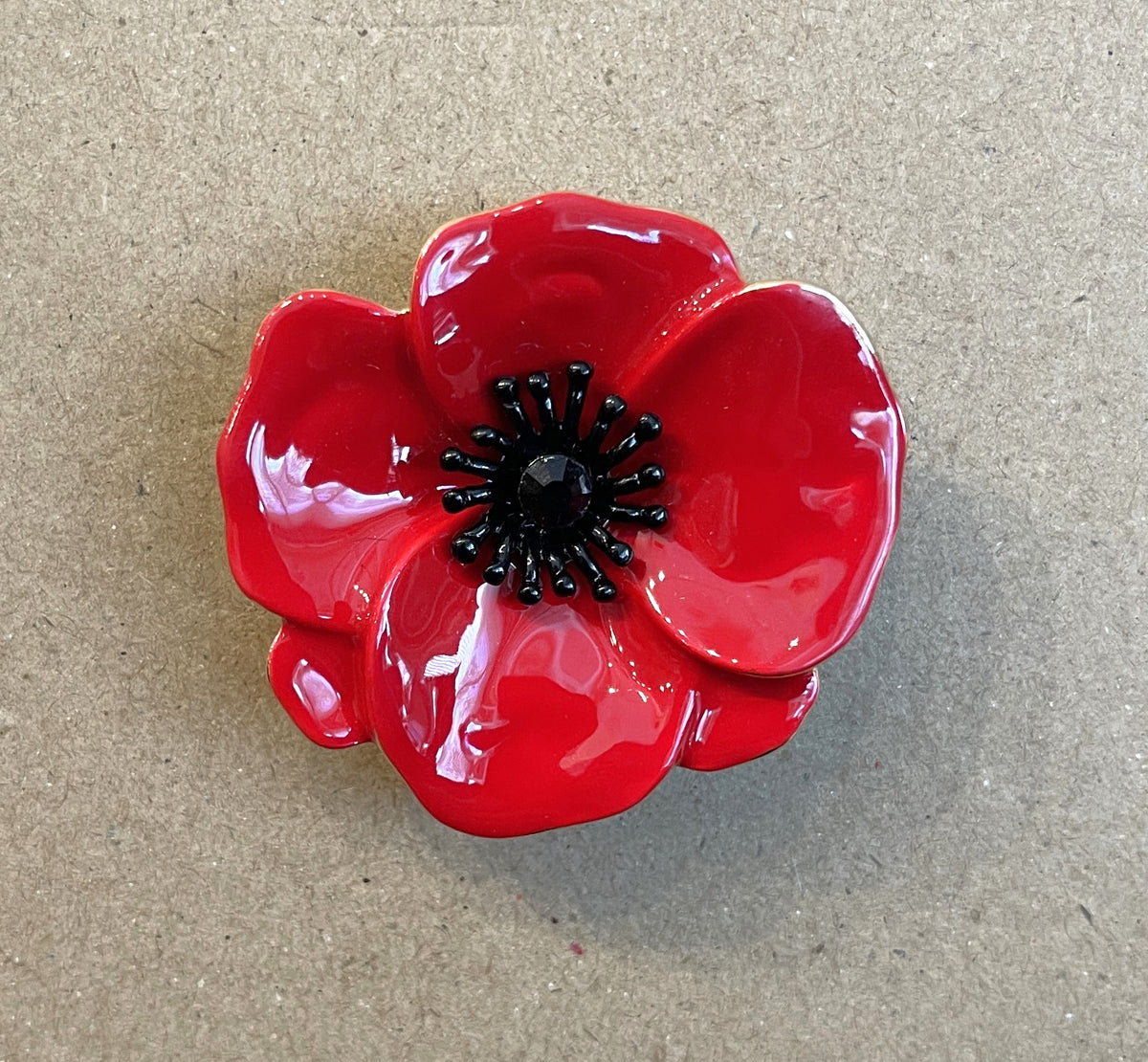 KBELL PIN MAGNETIC POPPY