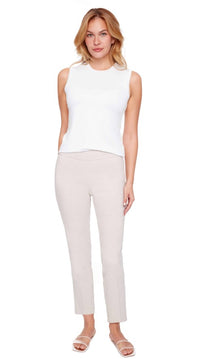 UP PANT PULL ON LINEN EFFECT ANKLE