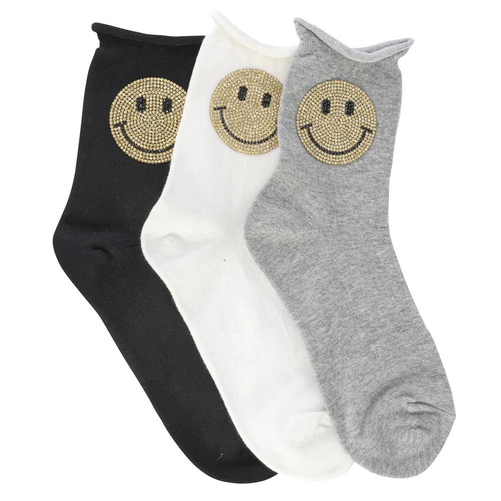 LIM SOCKS SMILEY GOLD