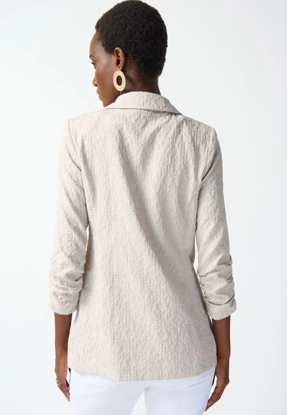 RIBKO BLAZER WOVERN JACQUARD