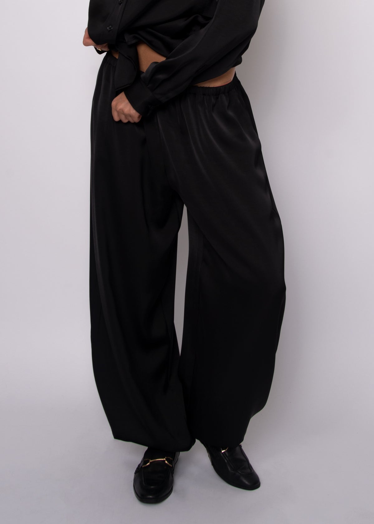 RD PANT BRANDY BALLON SATIN PULL ON