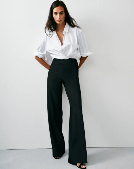 SPANX PERFECT FIT PONTE WIDE LEG PANT