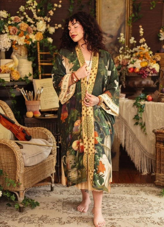 MARKET OF STARS KIMONO OPERA ROBE WITH BELT