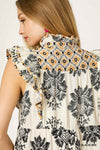 UM DRESS MIX PRINT MIDI