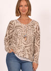 CATH TOP 2PC LEOPARD PRINT