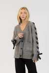 LYLA SWEATER CARDIGAN RIBBON SLV