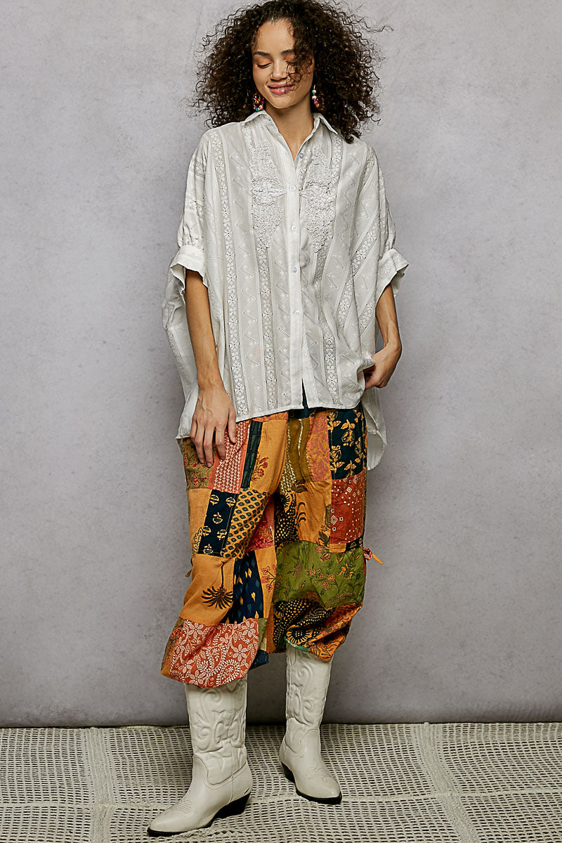 POL TUNIC LACE/SEQUIN