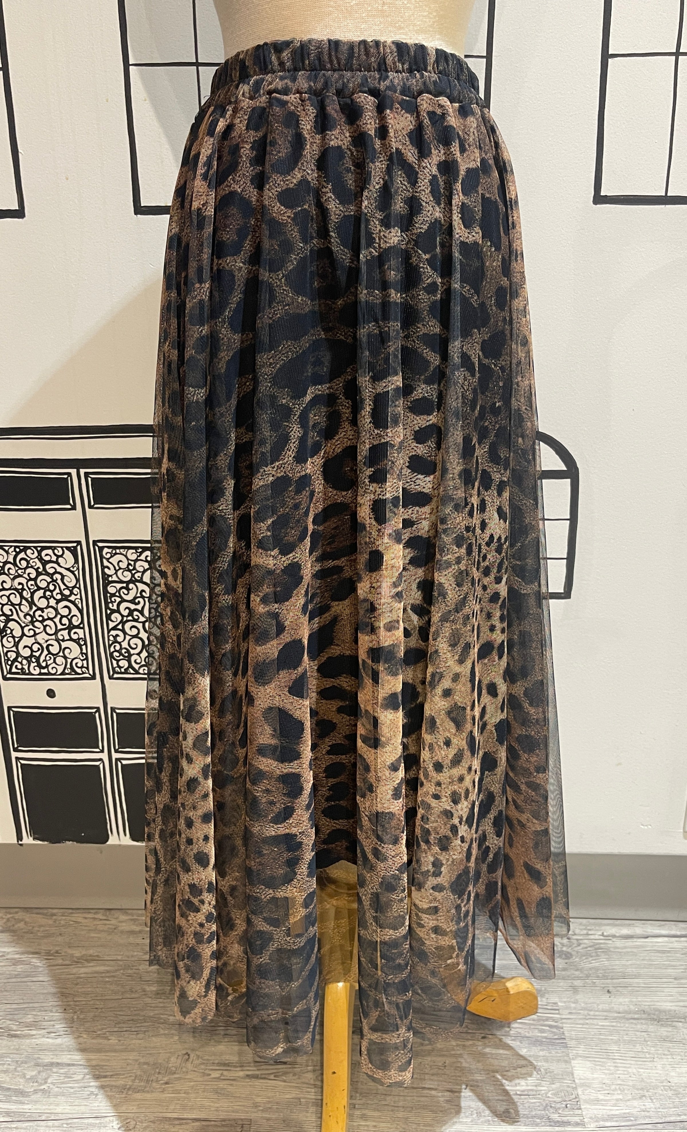 ETERN SKIRT ANIML PRNT