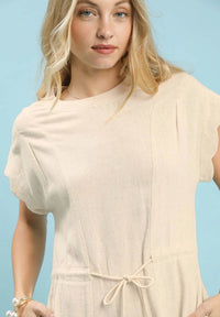 SHORT SCALLOPED EDGE DRESS
