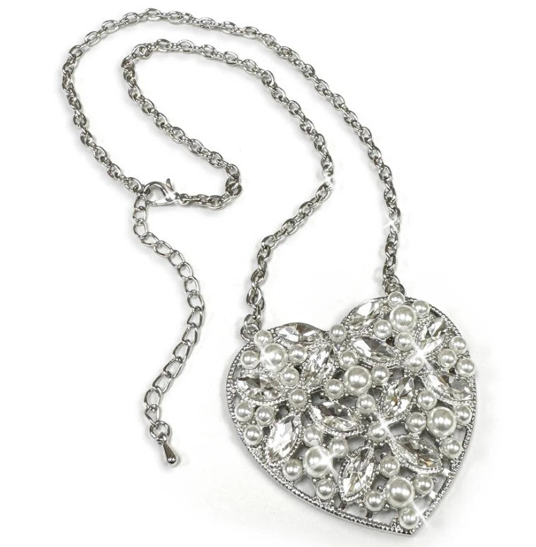 JK NECKL PEARL HEART