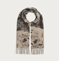 FRAAS SCARF ROSES GREY