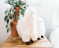 ALPACA FUR STANDING PLUSH