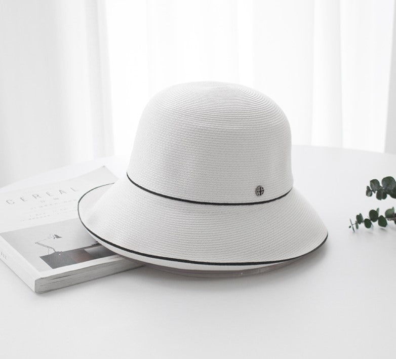 CASUAL STRAW BUCKET HAT