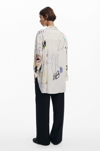 DESIGUAL PRINTED BLOUSE