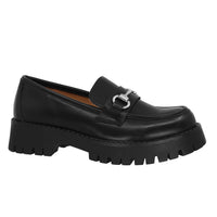TAXI LOAFER SLP ON SLVR ACCNT