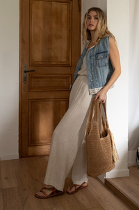 MOLLY PANT KNIT WIDE LEG PULL ON