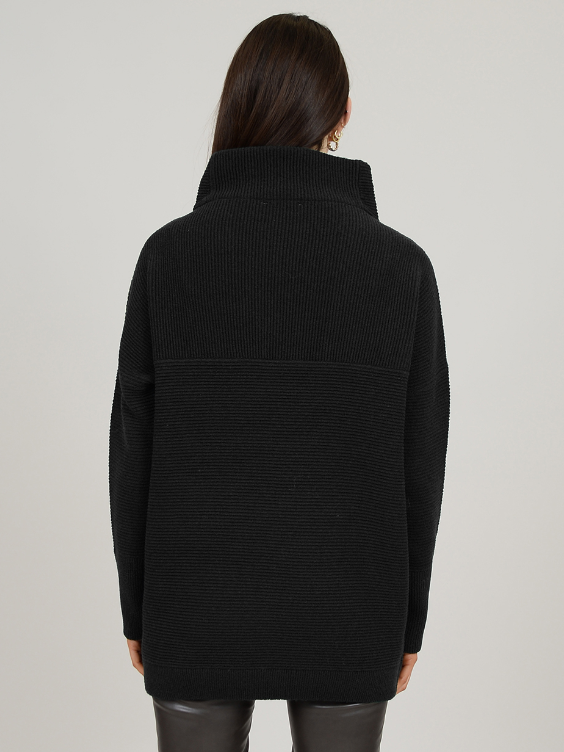 RD RIBBED MOCKNECK SWEATER