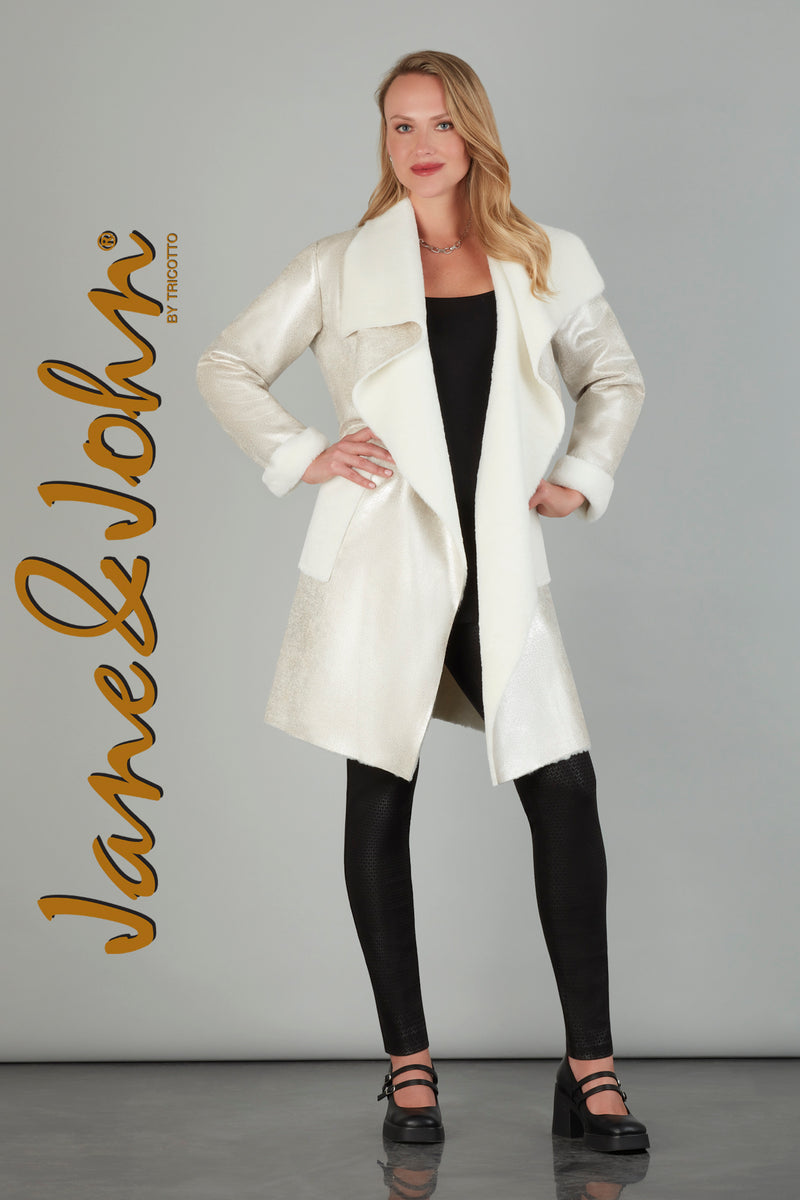 JANE & JOHN METALLIC COAT