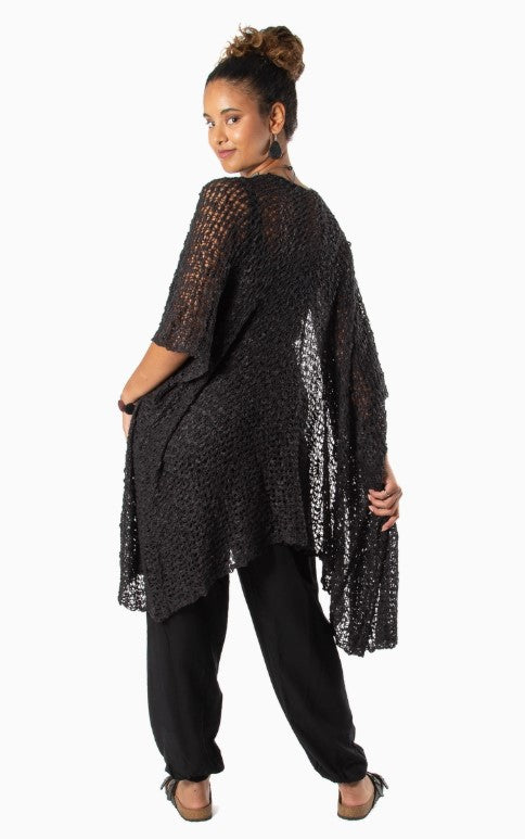 SUZIE B KIMONO POCORN KNIT MID
