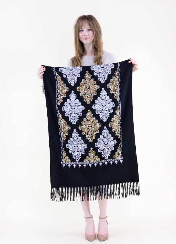 ORIG FLORAL DIAM SCARF