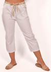 CATHERINE CAPRI PANTS WITH BELT